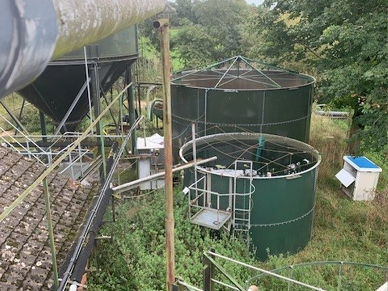 Water Treatment Tanks from Vegetable Washing Plant