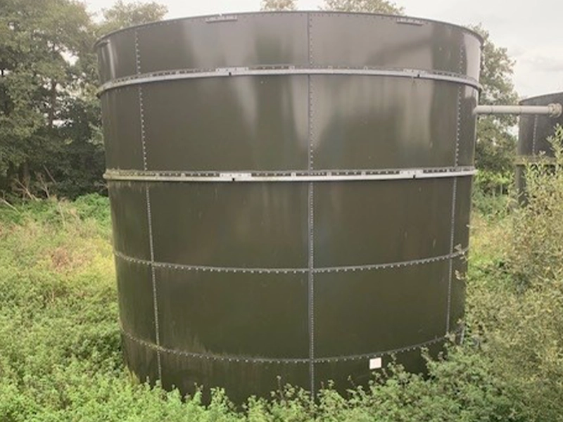 Water Treatment Tanks from Vegetable Washing Plant