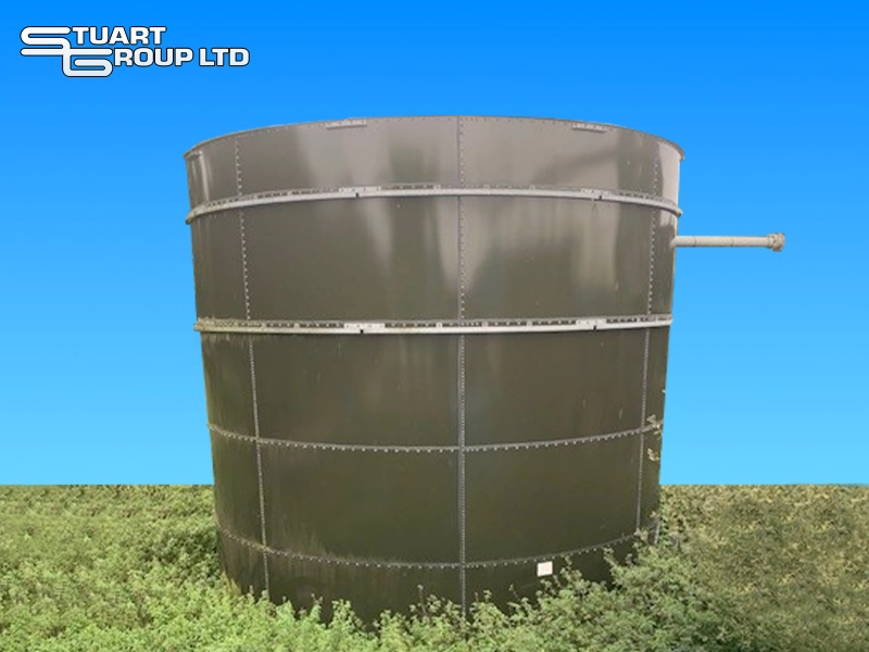 Water Treatment Tanks from Vegetable Washing Plant