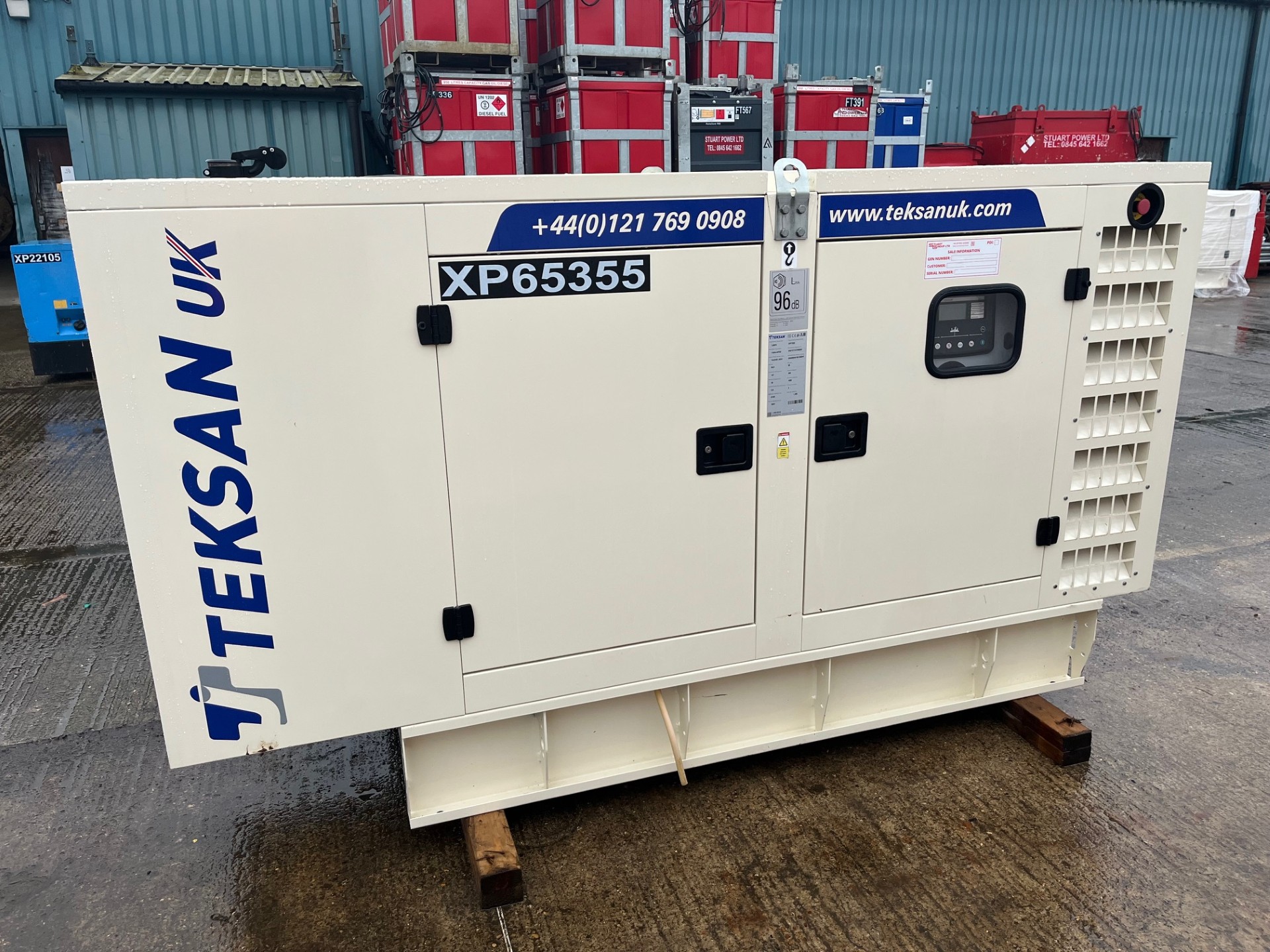 Used Teksan Perkins 88kVA Diesel Generator For Sale