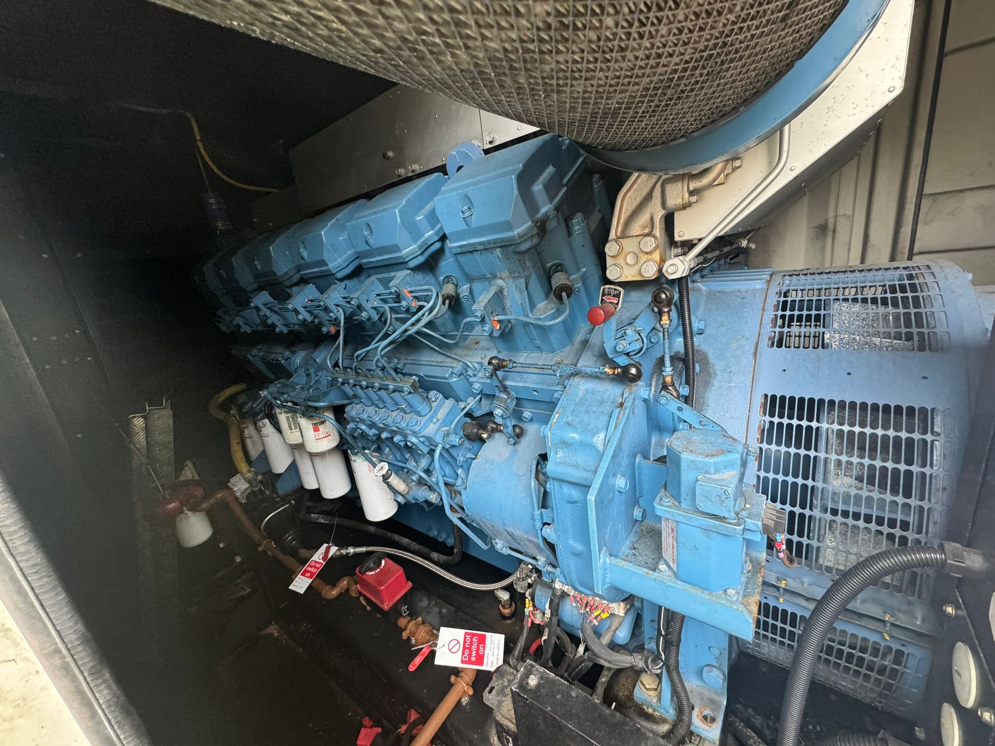 Used SDMO diesel generator with Mistubishi engine