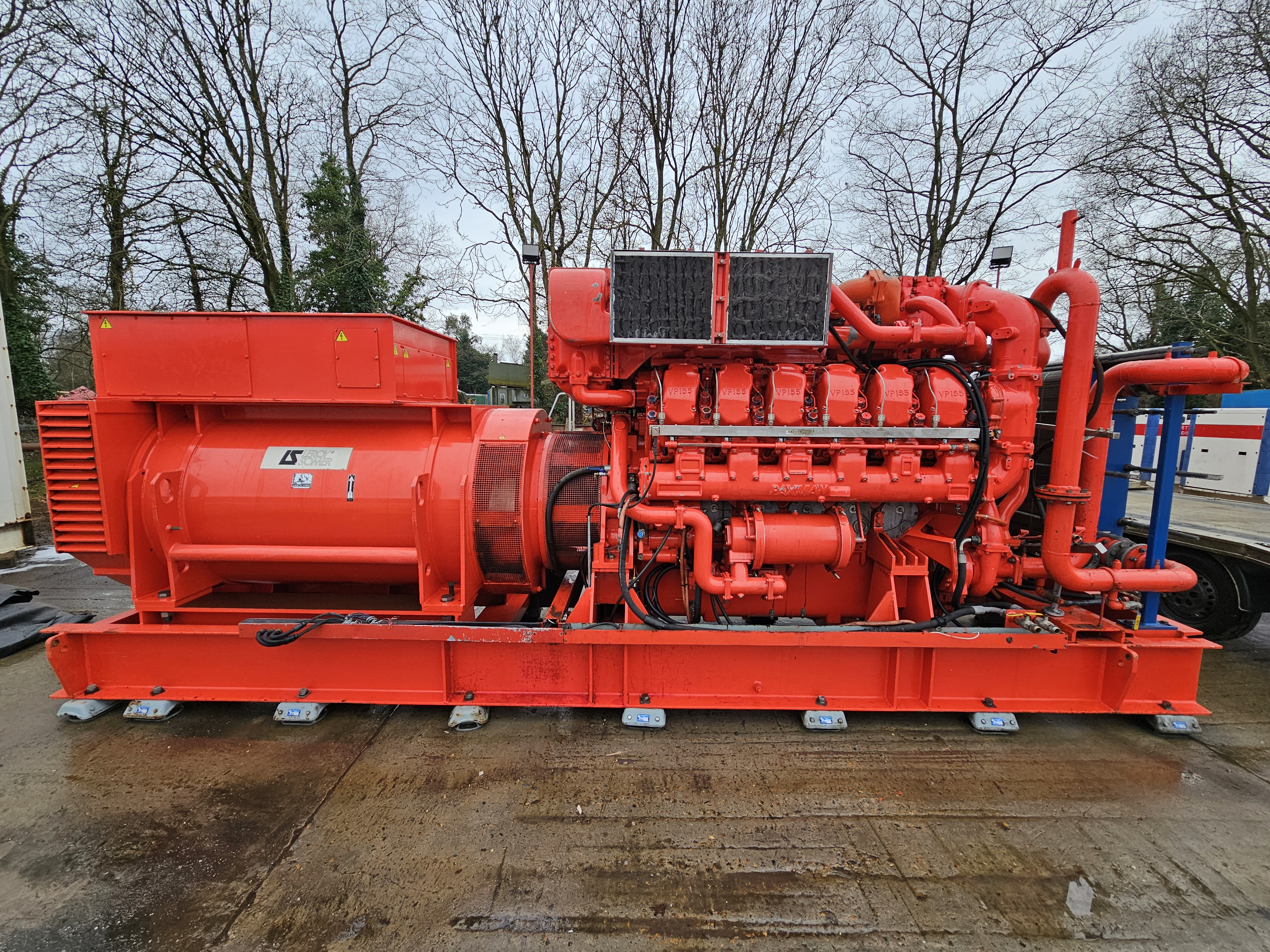 Used Paxman 2550kva Diesel Generator for sale