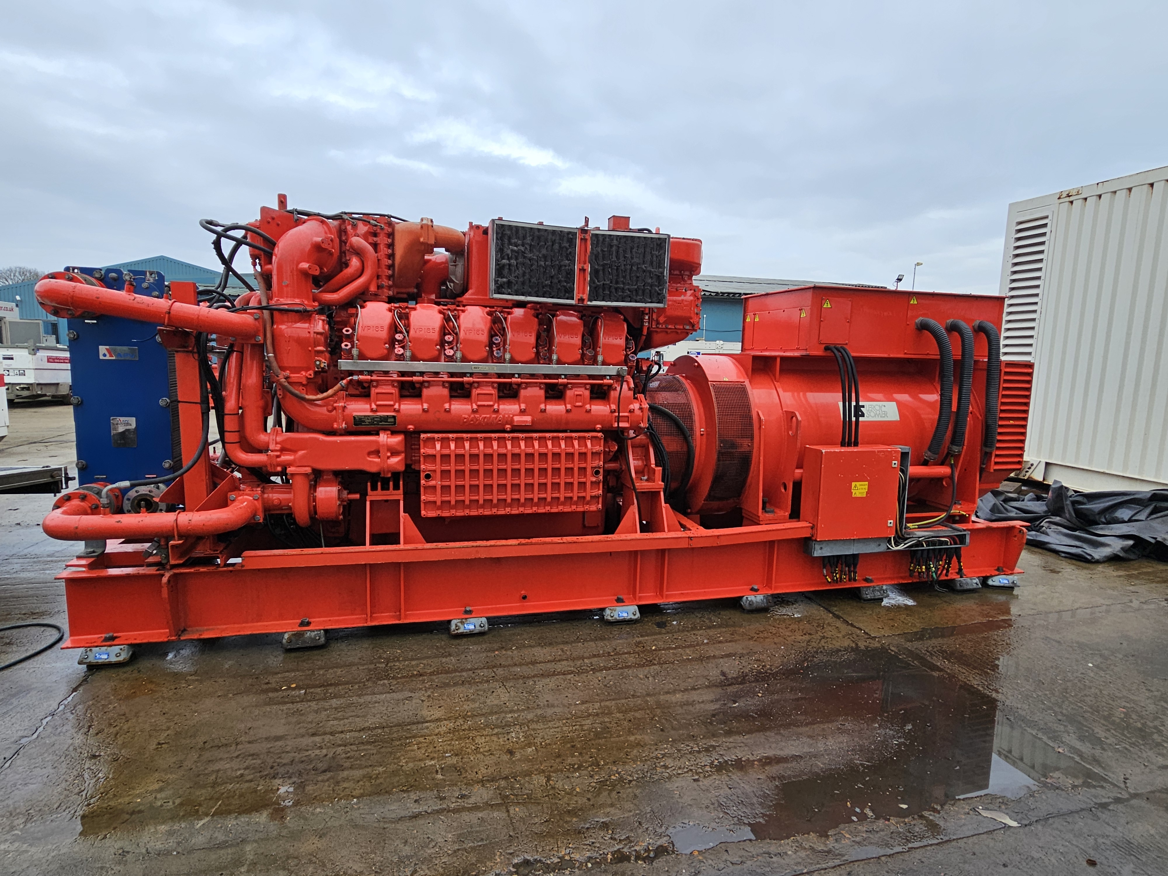 Used Paxman 2550kva Diesel Generator