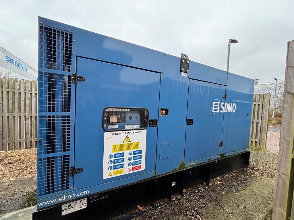 Used SDMO Volvo 387kVA Diesel Generator