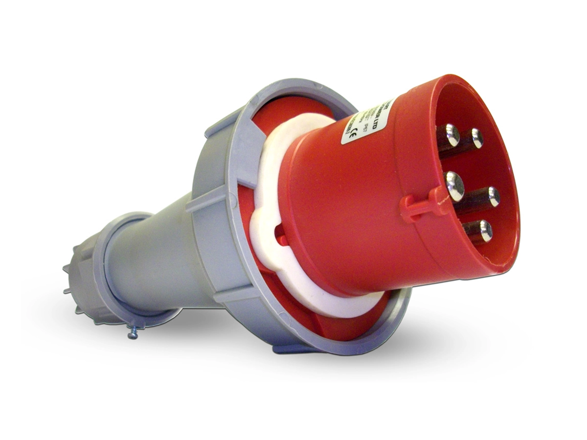 125 Amp 415V 5-Pin Industrial Trailing Plug