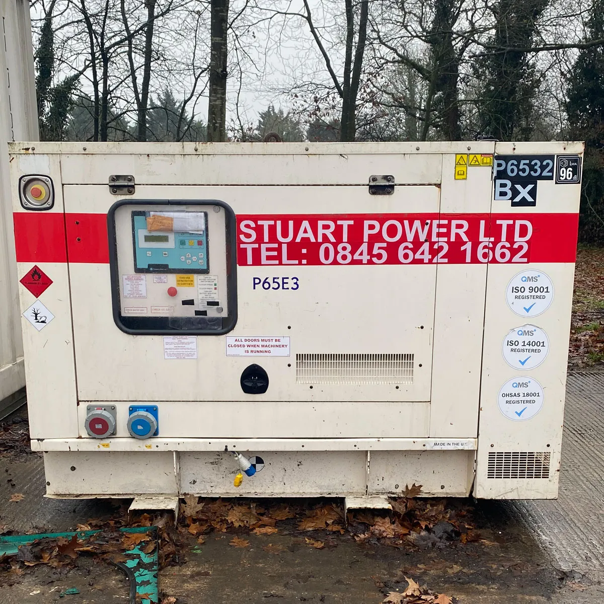 Used FG Wilson 65kVA Diesel Generator