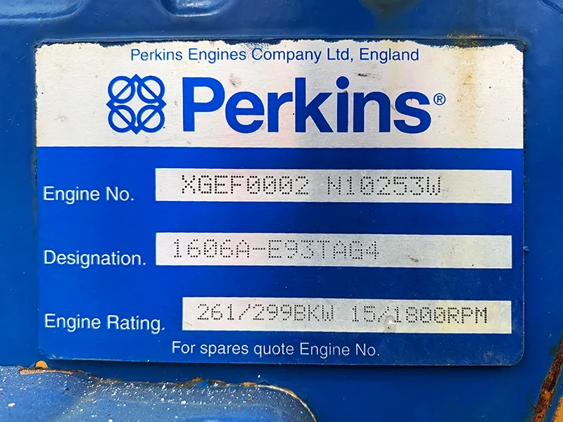 Used Perkins 1606A-E93TAG4 Engine