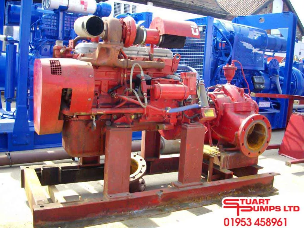 Used Armstrong 8x6x12.5mf Split Case Fire Pump 