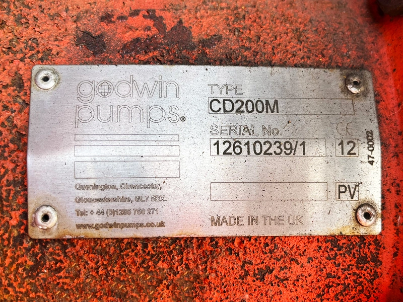 Used Xylem Godwin CD200M 8inch Pump