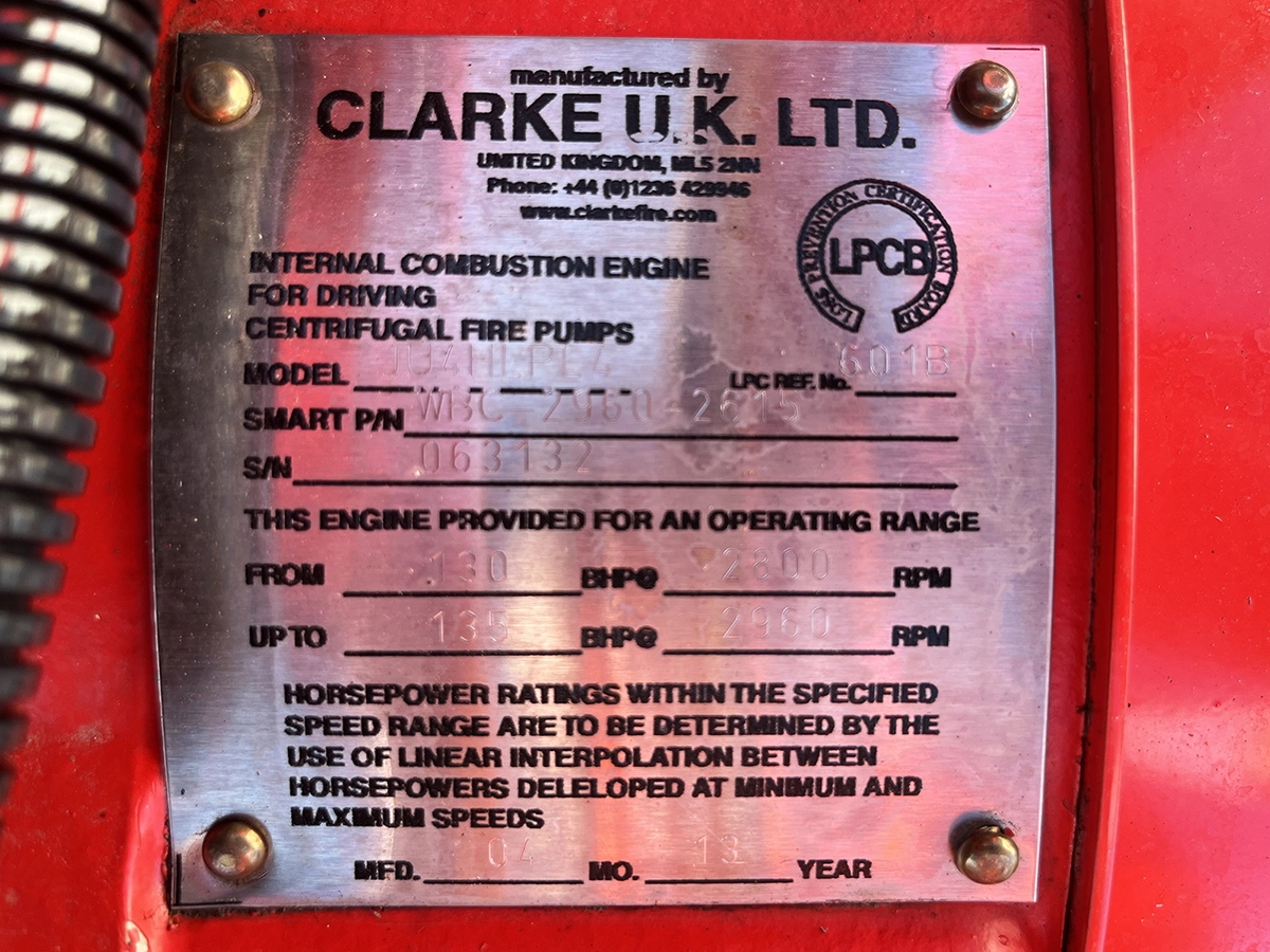 Used Armstrong 5x4x10 Fire Pump