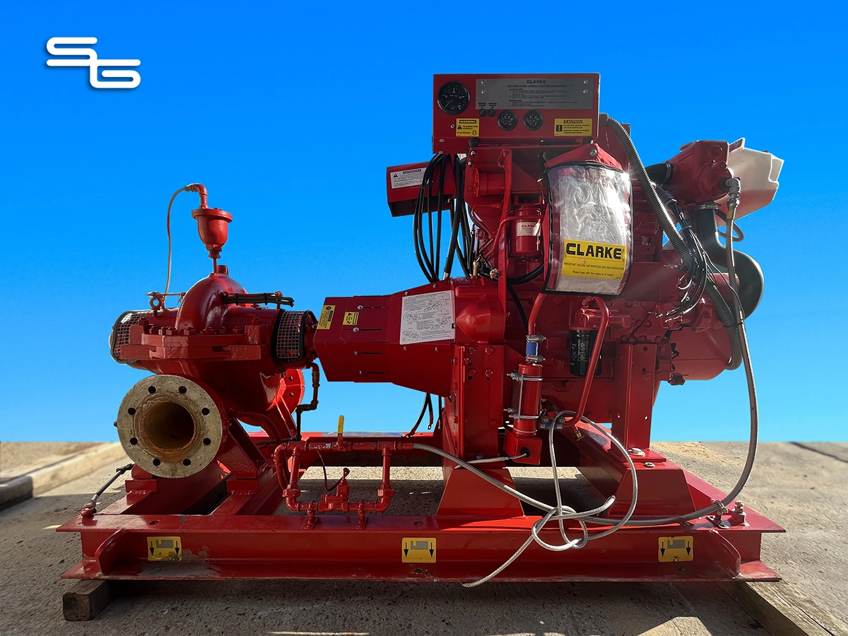 Used SPP TD15A Fire Pump