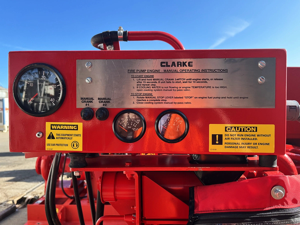 Used SPP TD15A Fire Pump