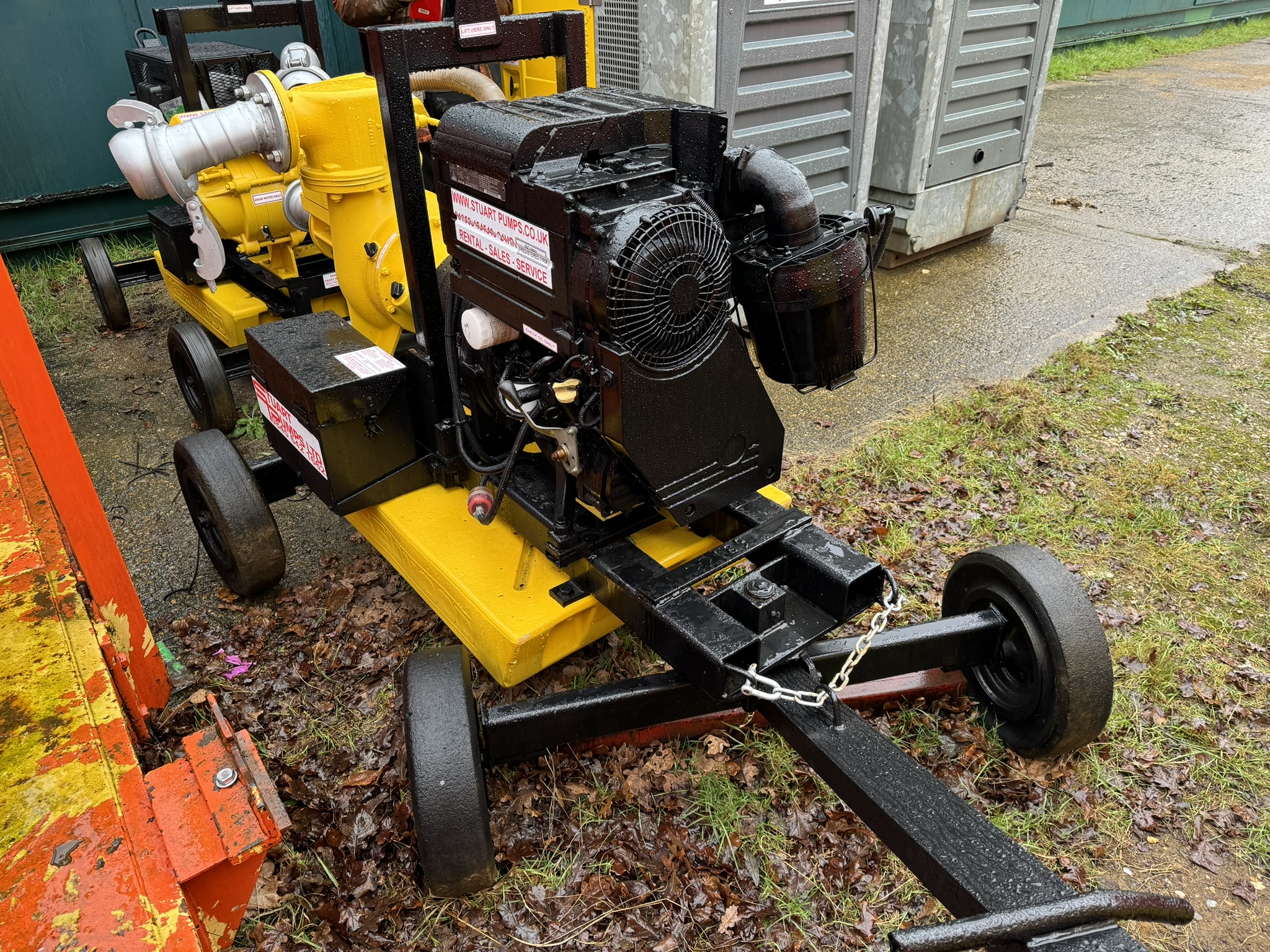 Used Selwood S100 4" Site Tow Pump For Sale