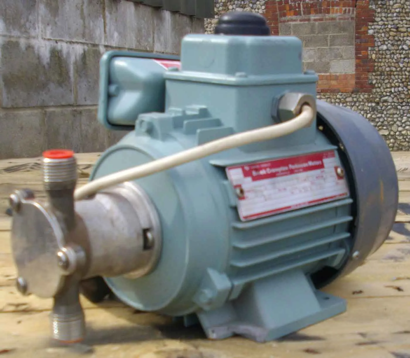 Used Jabsco 53010 Stainless Steel Flexible Impeller Pump