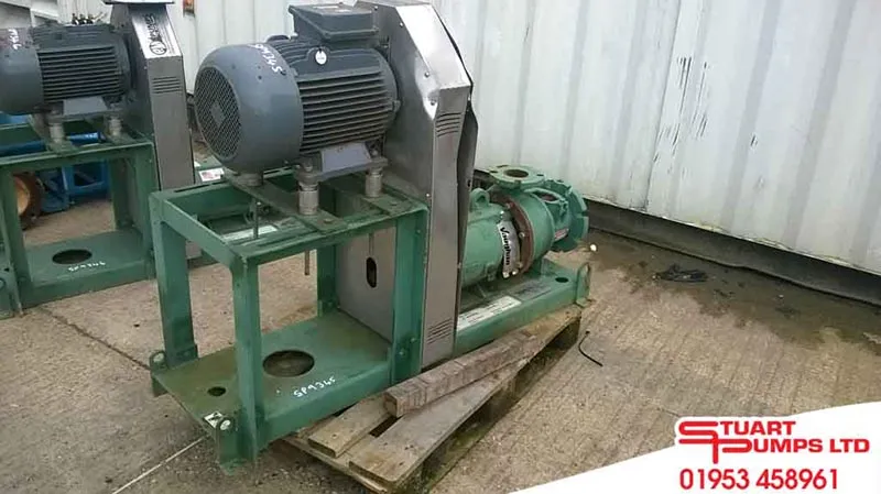 Used Vaughan HE3L6058 Horizontal Chopper Pump