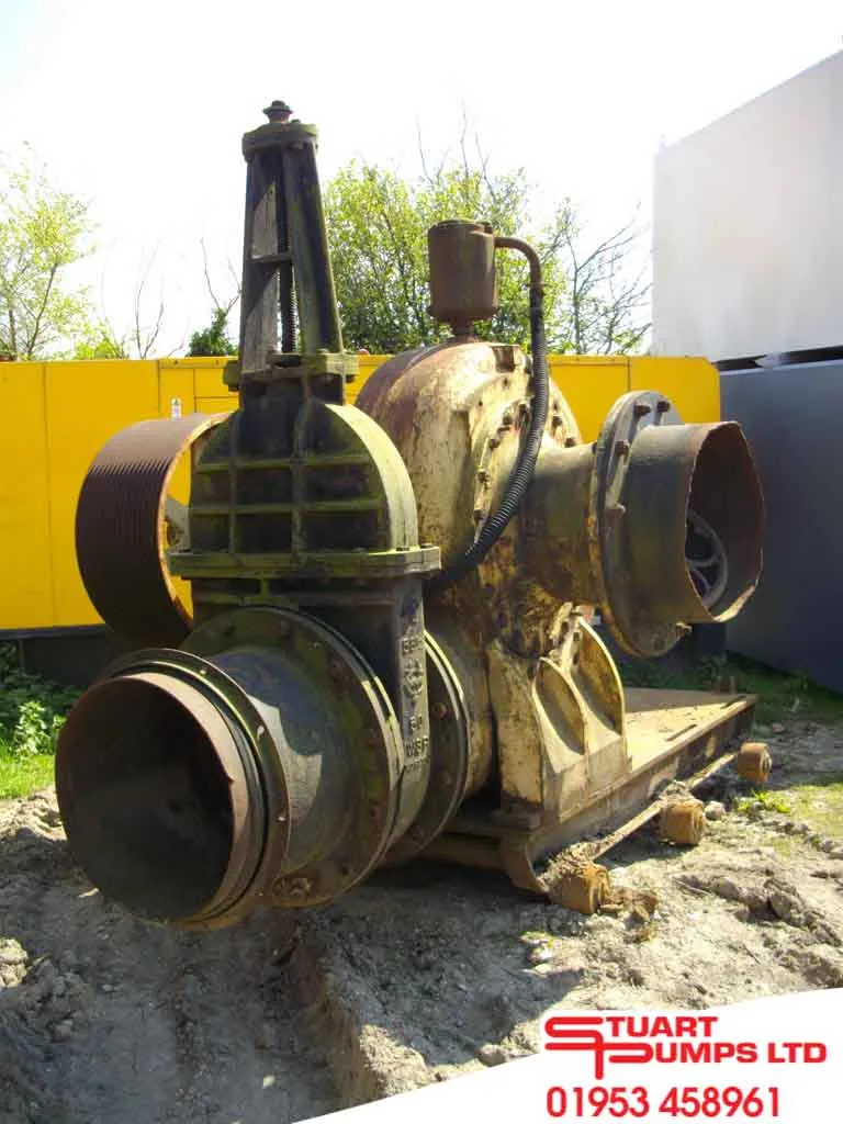 Used 24" Bronze Impeller, Open Channel Pump