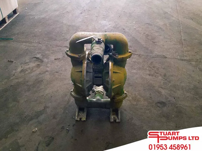 Used Versamatic 2” Metallic Clamped Diaphragm Pump