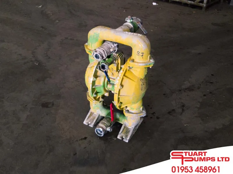 Used Versamatic 2” Metallic Clamped Diaphragm Pump