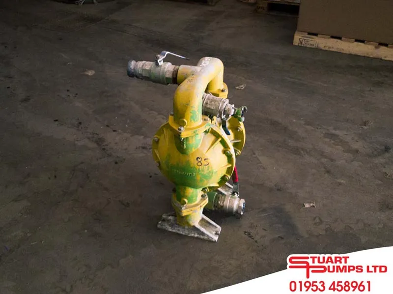 Used Versamatic 2” Metallic Clamped Diaphragm Pump