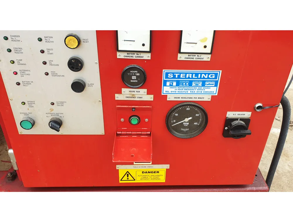 Used SPP KP10X LPCB Approved Fire Pump