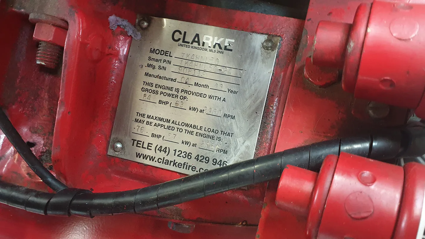 Used SPP KP10X LPCB Approved Fire Pump