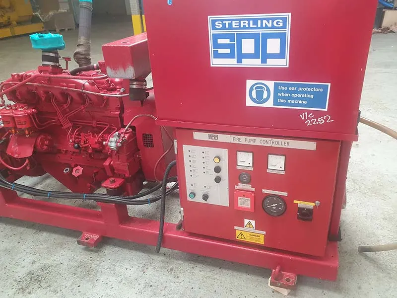 Used SPP KP10X LPCB Approved Fire Pump